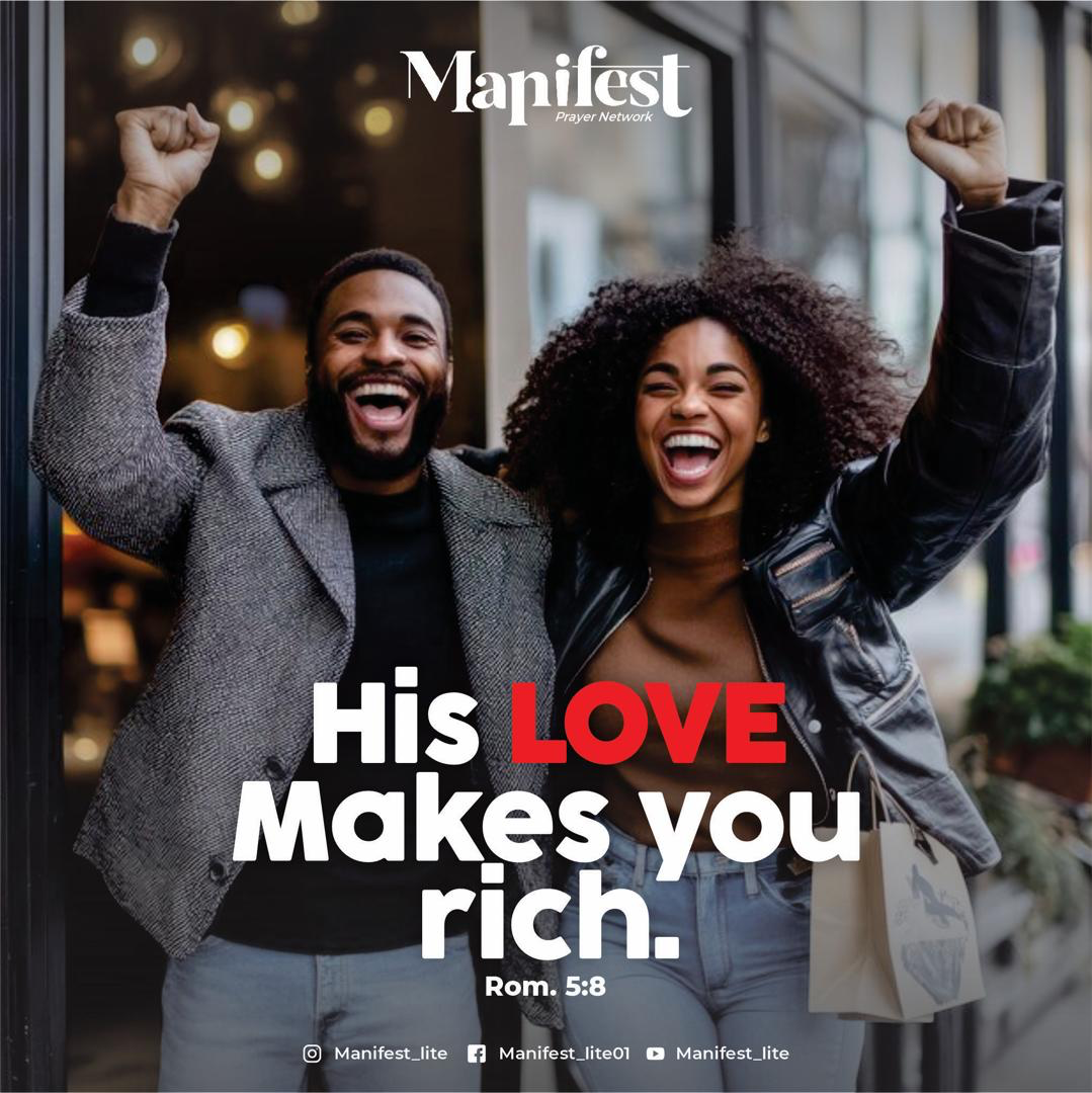 His love makes you rich
