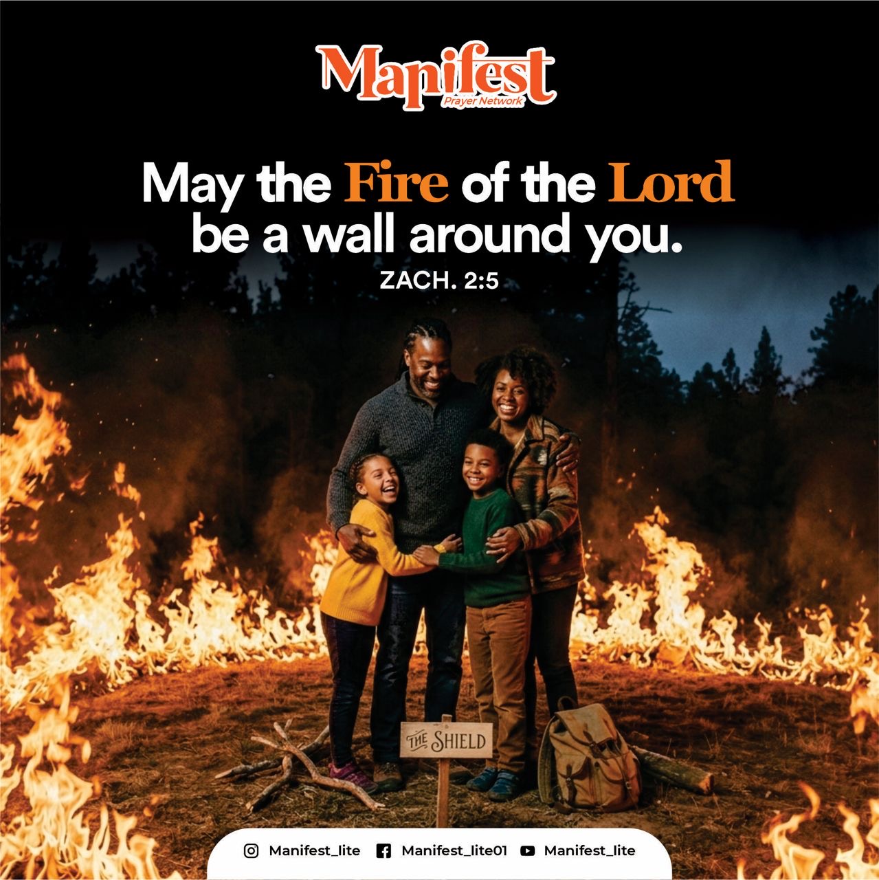 May the fire of the lord be with you